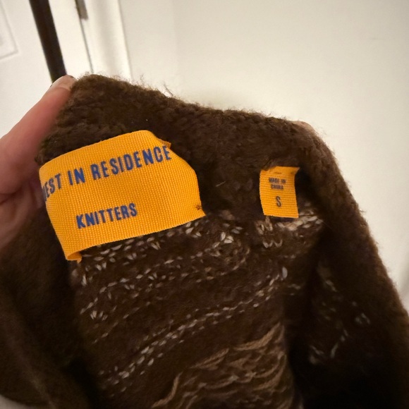 Guest In Residence Cloud Chalet Crew Sweater in Chestnut Combo - Picture 7 of 7